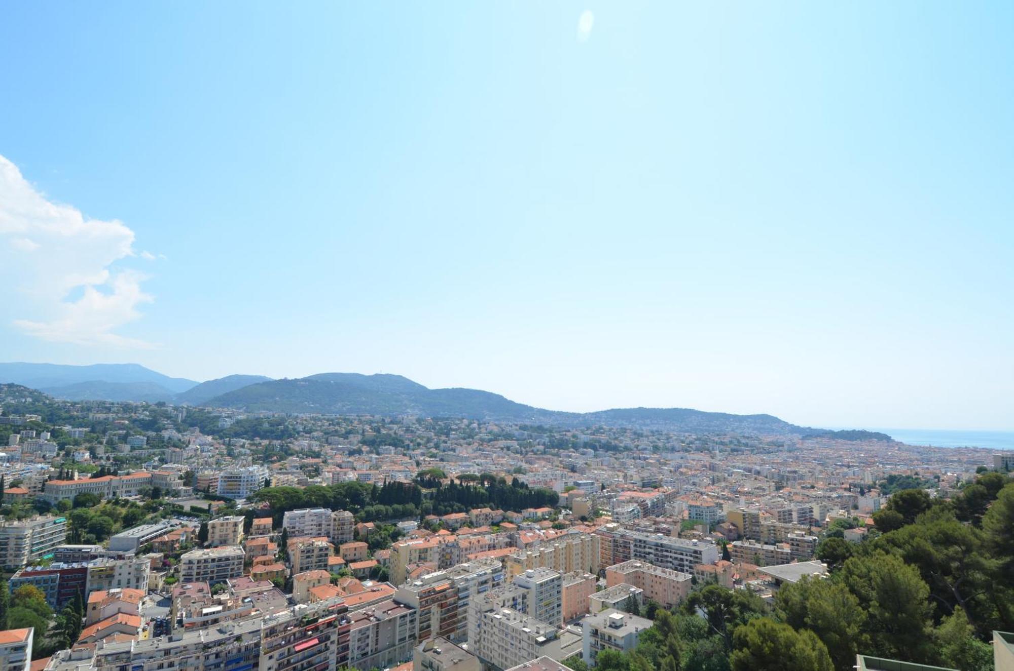 Babylone - Vue Panoramique Avec Piscine Pour 6 Personnes A Quartier Pessicart Apartament